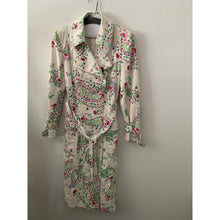 Load image into Gallery viewer, Emanuel Ungaro Floral Trench Coat - 36
