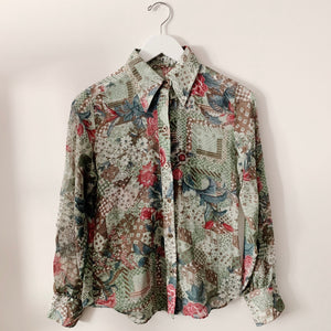 Casual Corners Cotton Blouse - S