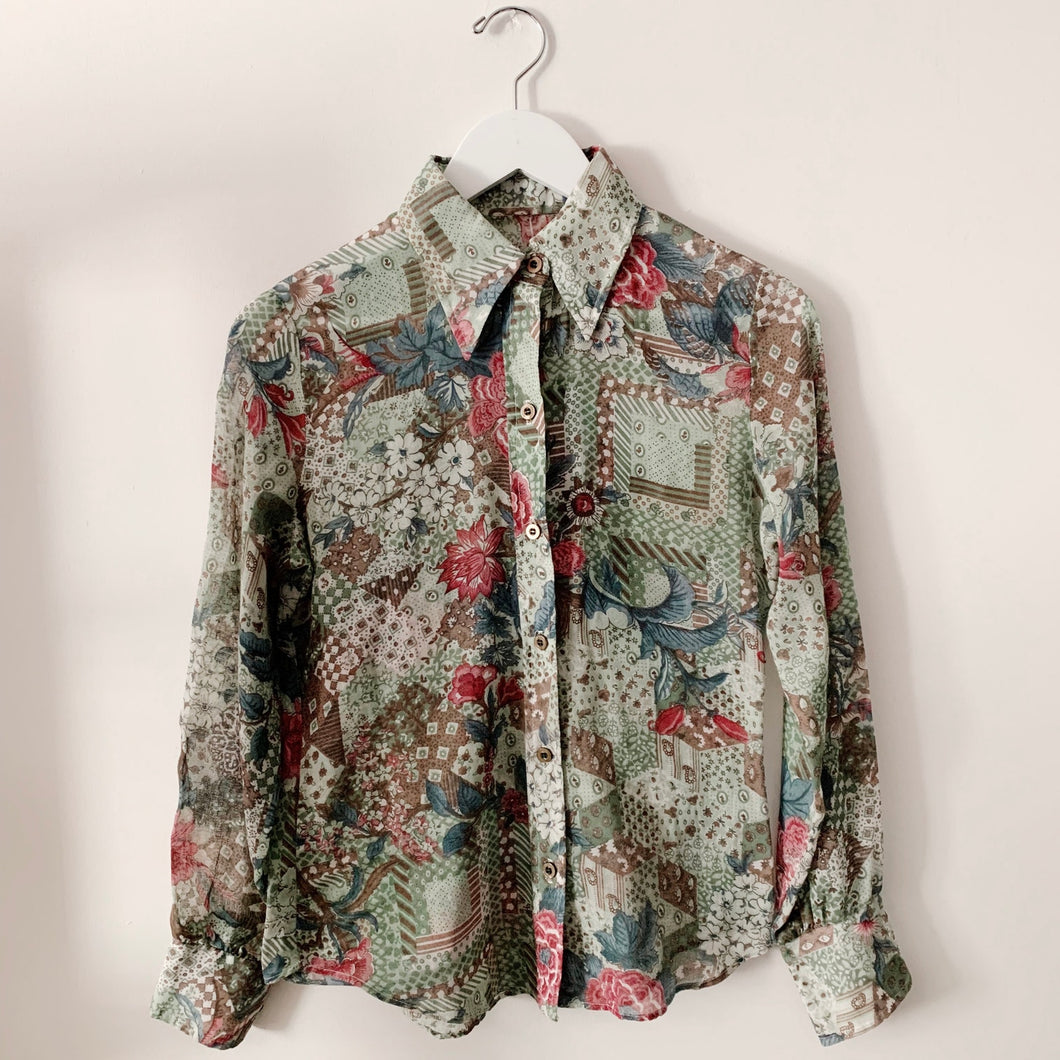 Casual Corners Cotton Blouse - S