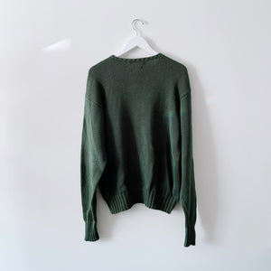 Vintage Polo Cotton Crewneck Sweater - L