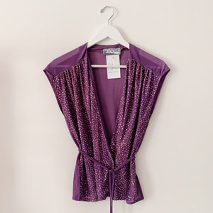 Contempo Casuals Disco Blouse - M/L