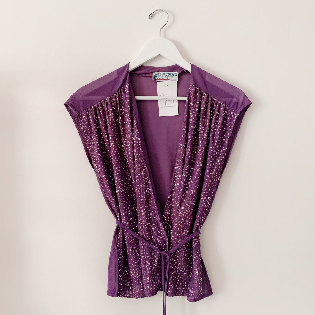 Contempo Casuals Disco Blouse - M/L