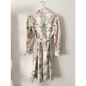 Emanuel Ungaro Floral Trench Coat - 36