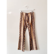 Load image into Gallery viewer, Snake Print Flare Pants - M

