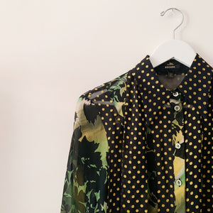 Escada Silk Floral Blouse - 36