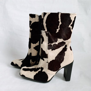 Cowhide Leather Boots - 38