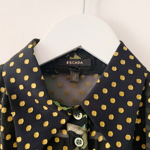 Escada Silk Floral Blouse - 36