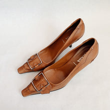 Load image into Gallery viewer, Prada Buckle Pumps - 40
