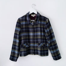 Load image into Gallery viewer, Plaid Zip-Up Jacket

