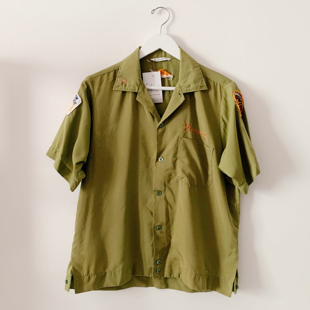 1970s King Louie Bowling Shirt - M