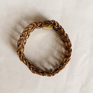 Vintage Woven Bracelet 1/20 12KGF