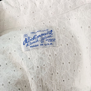Rockmount Ranch Wear Eyelet Blouse - XS