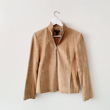 Load image into Gallery viewer, Suede Zip-Up Jacket
