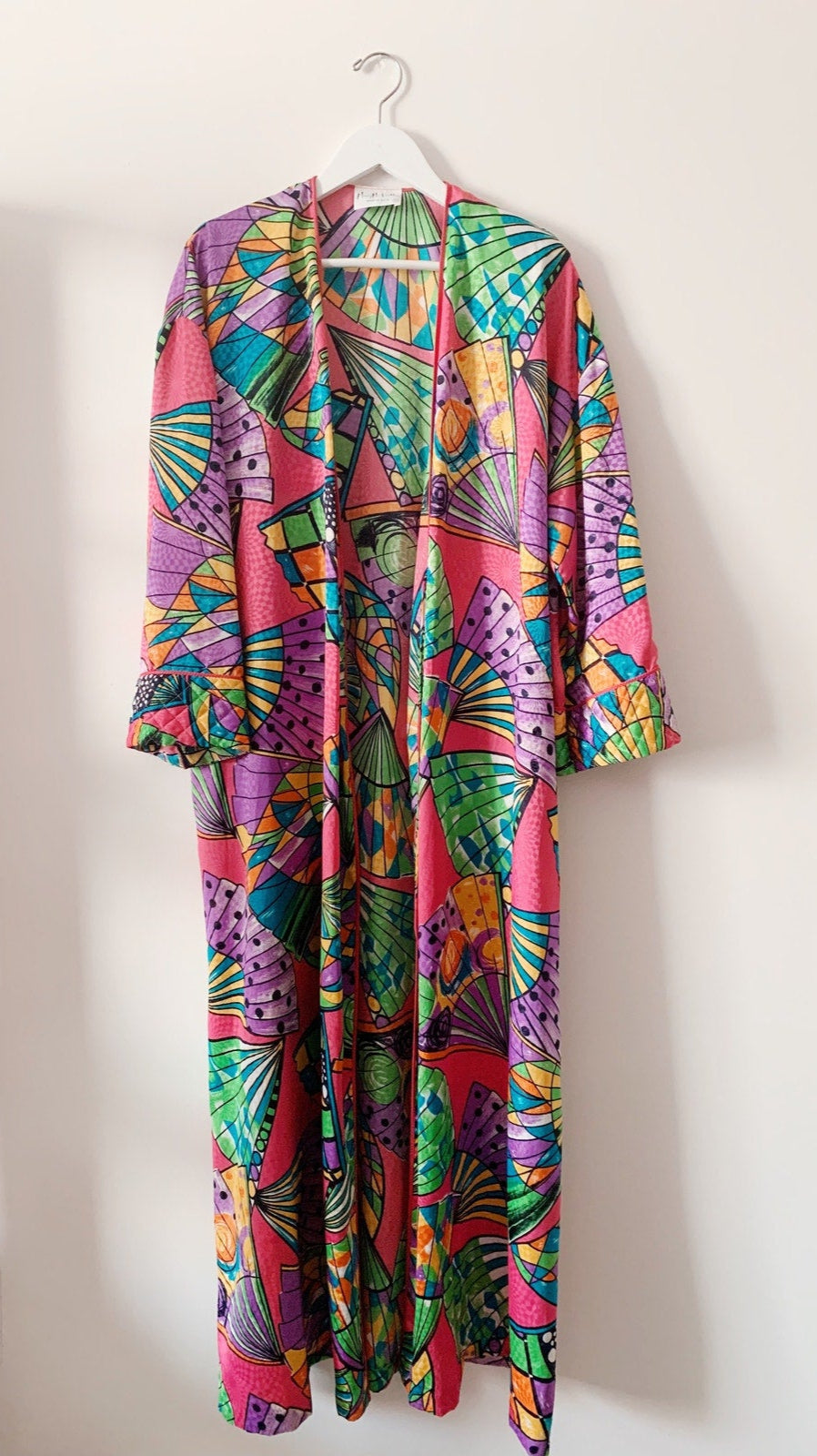 Mary McFadden 1980s Physcadellic Robe - OS