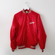 Load image into Gallery viewer, 1980s Cheerwine Satin Bomber Jacket- M
