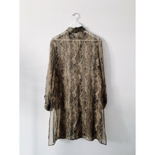 Load image into Gallery viewer, Long Silk Tunic Cover-Up
