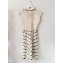 Load image into Gallery viewer, Vintage Nautical Fit &amp; Flare Dress – M
