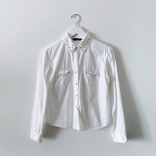 Load image into Gallery viewer, Studded Button Down Blouse - S
