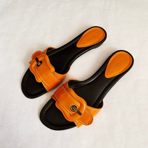 Fendi Patent Leather Sandals - 38.5