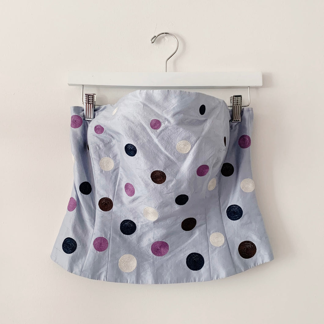 Ann Taylor Silk Straplesss Top - 8