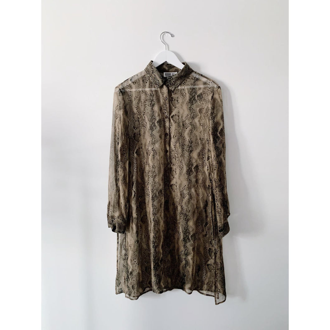 Long Silk Tunic Cover-Up