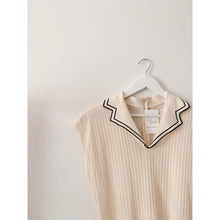Load image into Gallery viewer, Vintage Nautical Fit &amp; Flare Dress – M
