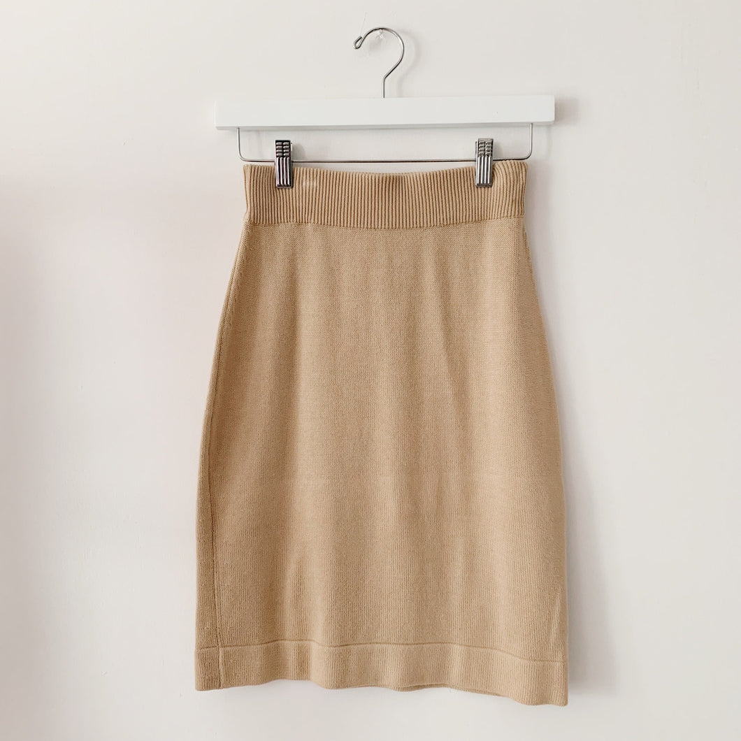 Vintage Chanel Knit Skirt - S