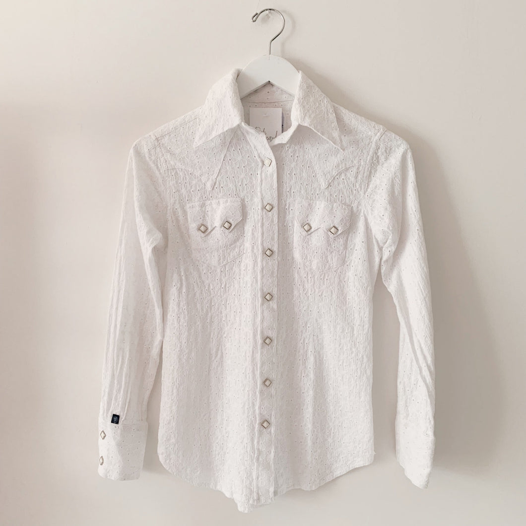 Rockmount Ranch Wear Eyelet Blouse - XS
