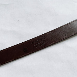Salvatore Ferragamo Suede/ Leather Reversible Belt