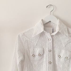 Rockmount Ranch Wear Eyelet Blouse - XS