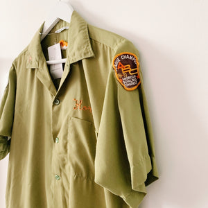 1970s King Louie Bowling Shirt - M