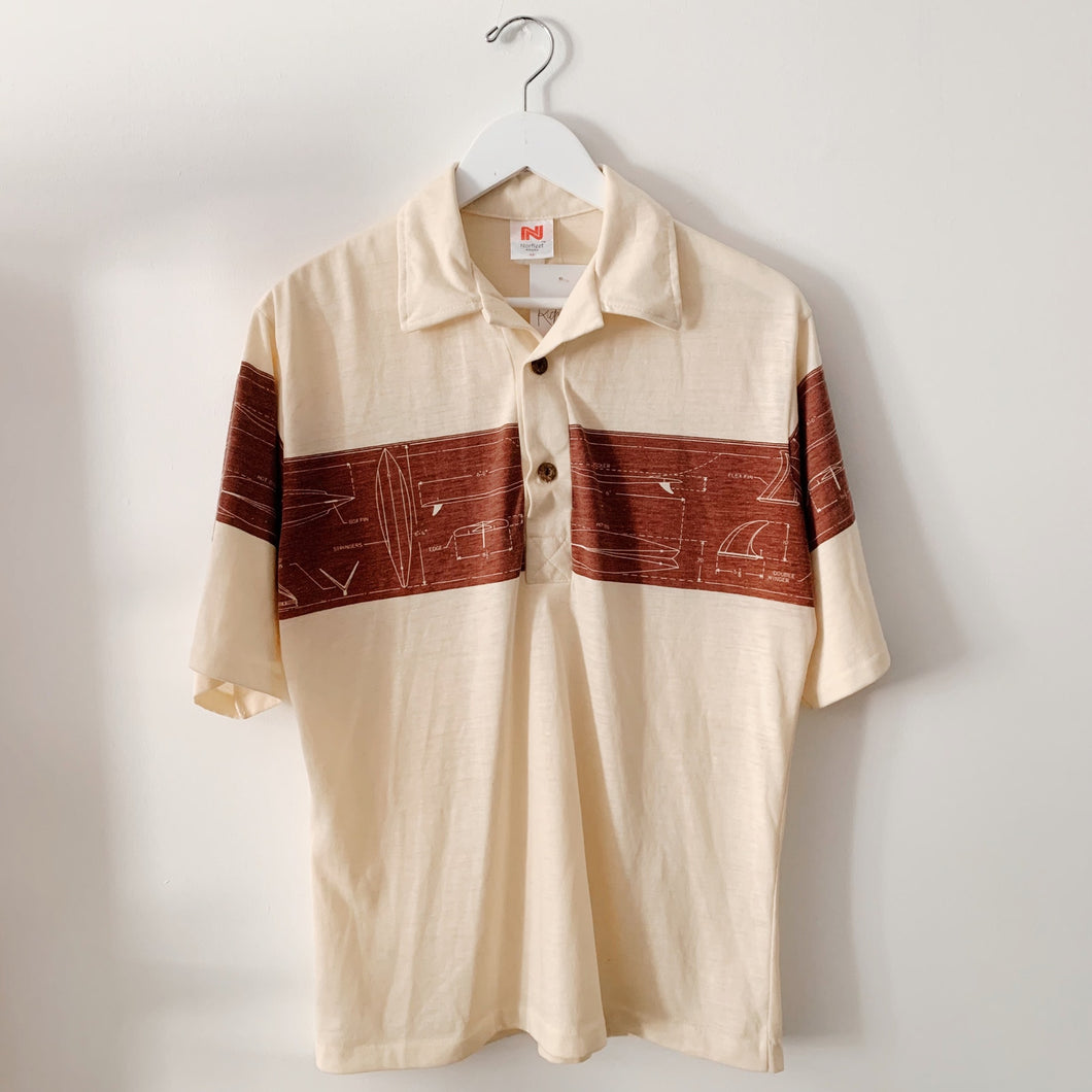 1970s Norfleet Boating Shirt - M