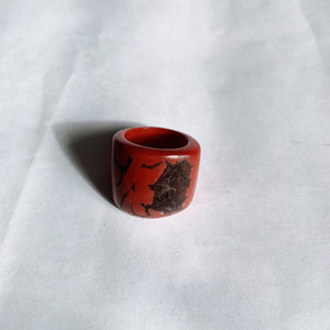 Vintage Carved Tagua Ring