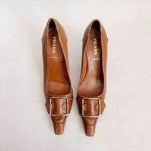 Load image into Gallery viewer, Prada Buckle Pumps - 40
