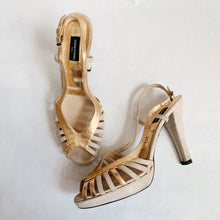 Load image into Gallery viewer, Sonia Rykiel Platform Slingback Heels Size 39.5
