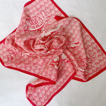 Load image into Gallery viewer, MET Silk Scarf &quot;Antique French Toile 1808 Cupids &amp; Medallions Toile de Jouy&quot;
