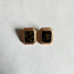 Vintage Gold Plated Stud Earrings