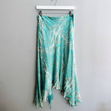 Load image into Gallery viewer, Silk Animal Print Ruffle Skirt
