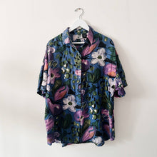 Load image into Gallery viewer, Vintage Floral Silk Shirt

