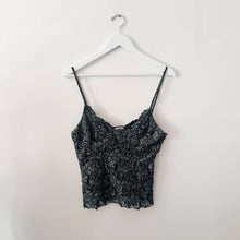 Load image into Gallery viewer, Nylon Beaded Sequin Tank - L
