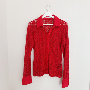 Anne Fontaine Lace Blouse