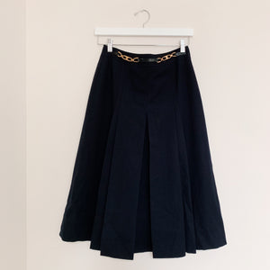 Vintage 1970s Celine Pleated Skirt
