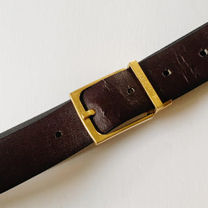 Yves Saint Laurent Reversibale Leather Belt