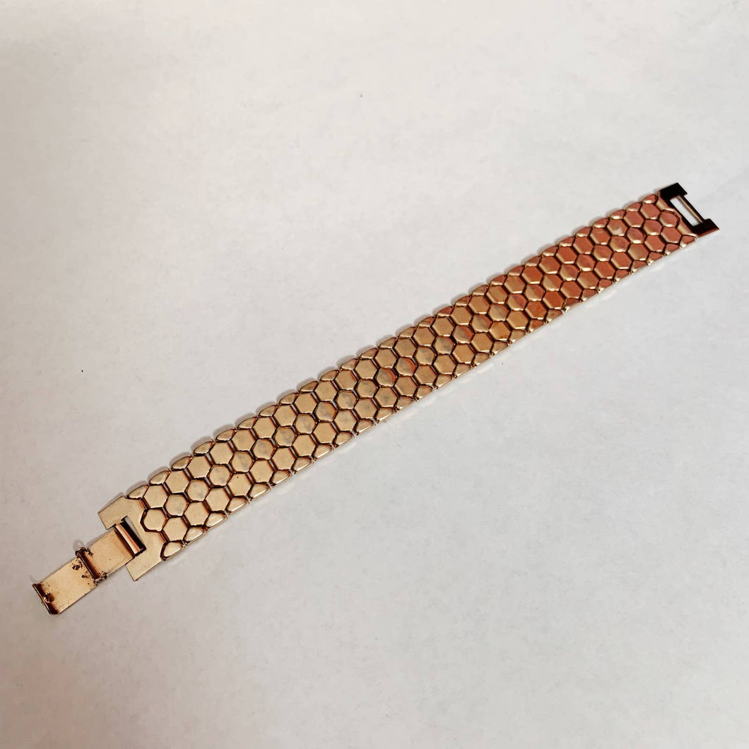 Reinad Honeycomb Gold Bracelet
