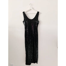 Load image into Gallery viewer, Black Sequin Dress - Size Small
